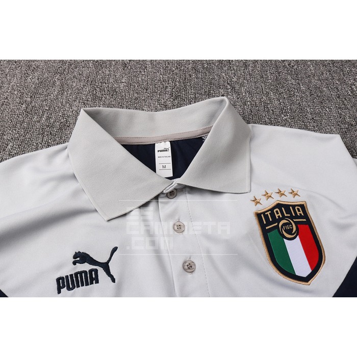 Camiseta Polo del Italia 2020 Gris - Haga un click en la imagen para cerrar